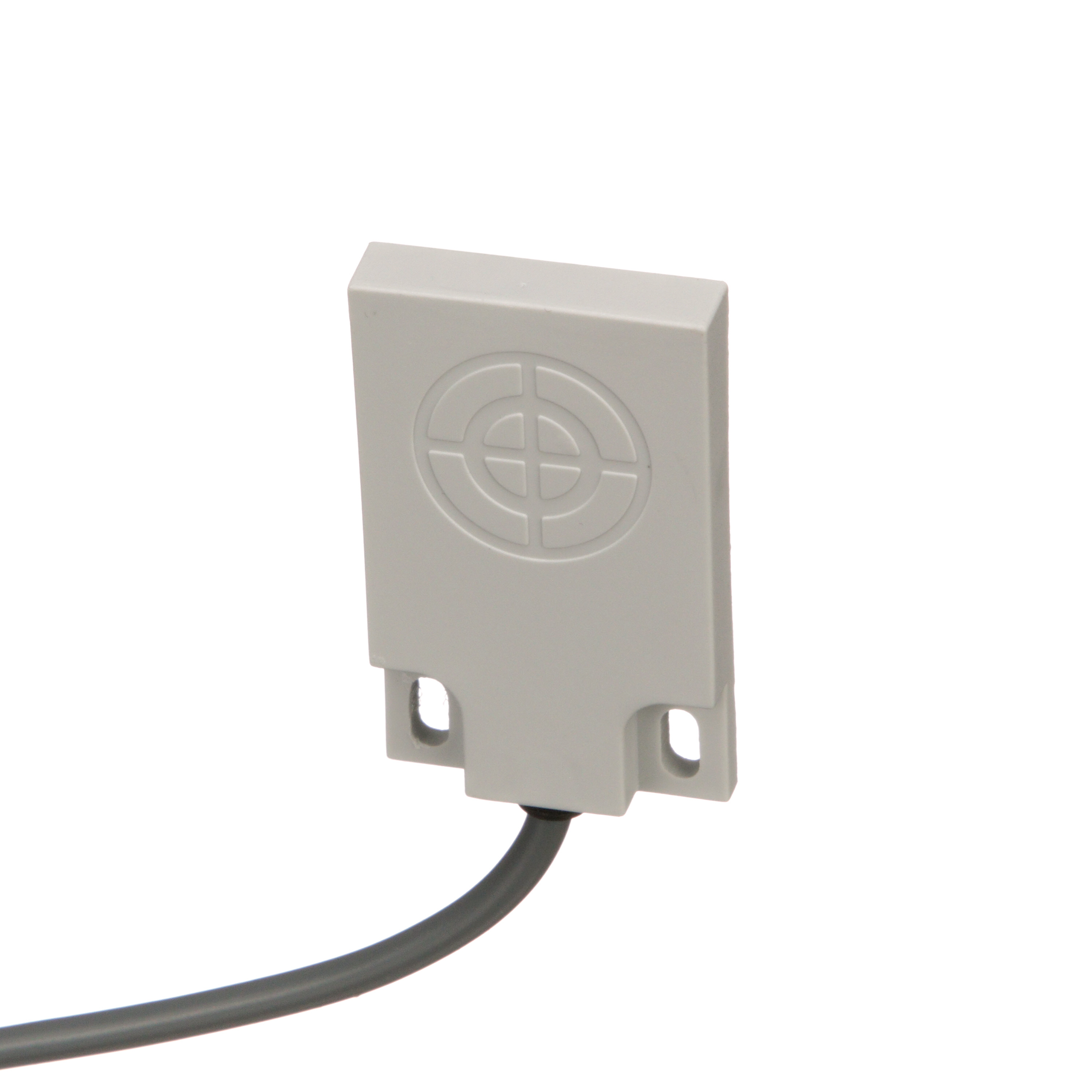 Carlo Gavazzi Capacitive Plastic Rectangular Sensor; 10mm; Non-Embeddable; 10-30VDC; NO; NPN; 2m Potted Cable